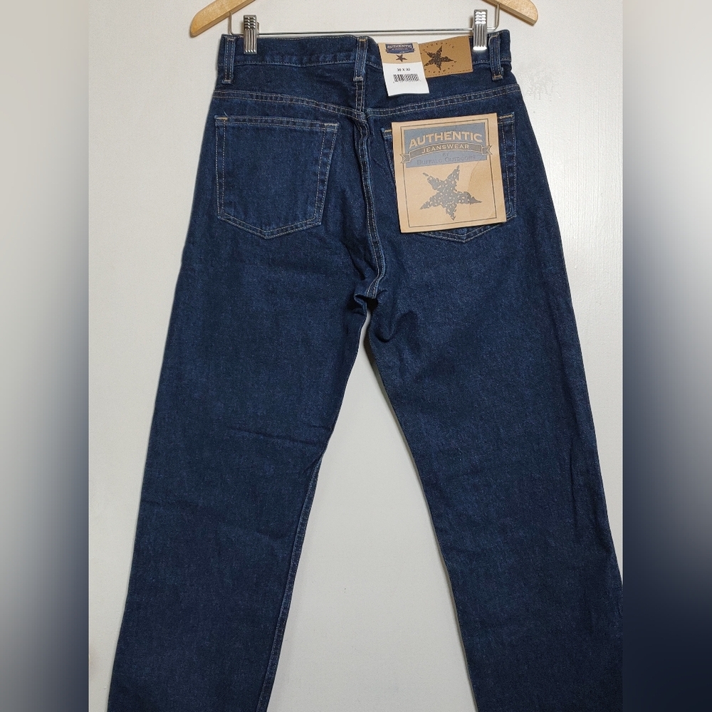 Buffalo Outdoor Faded Glory Men's Fitted Blue Jeans - Picture 6 of 8